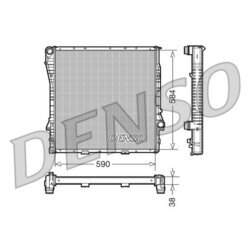 Chladič motora DENSO DRM05117