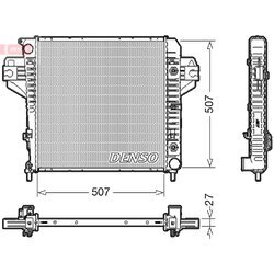 Chladič motora DENSO DRM06033