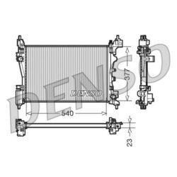 Chladič motora DENSO DRM07042