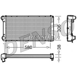 Chladič motora DENSO DRM09098