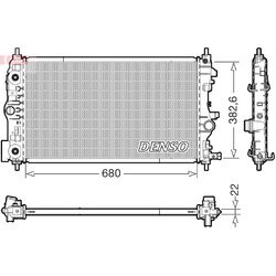 Chladič motora DENSO DRM15008