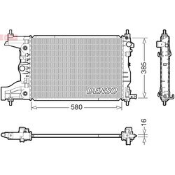 Chladič motora DENSO DRM15016