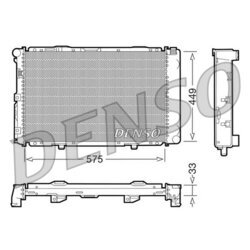 Chladič motora DENSO DRM17066