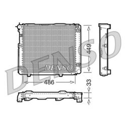 Chladič motora DENSO DRM17067