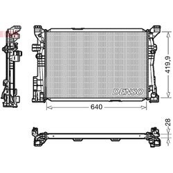 Chladič motora DENSO DRM17097