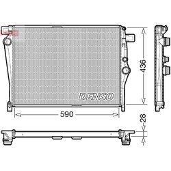 Chladič motora DENSO DRM17105