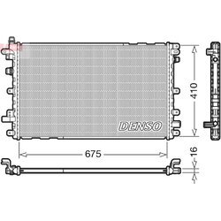 Chladič motora DENSO DRM20113