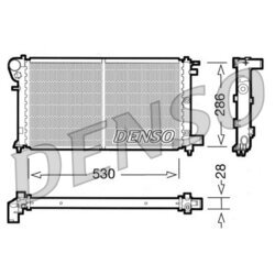 Chladič motora DENSO DRM21004