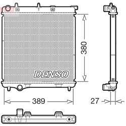 Chladič motora DENSO DRM21108