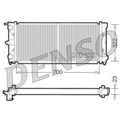 Chladič motora DENSO DRM32021