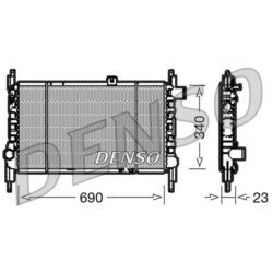 Chladič motora DENSO DRM44003