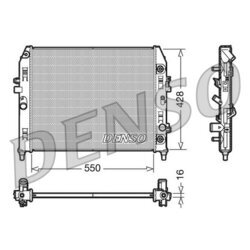 Chladič motora DENSO DRM44009