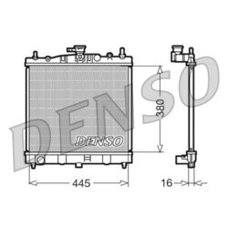 Chladič motora DENSO DRM46002