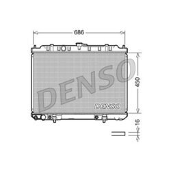 Chladič motora DENSO DRM46008