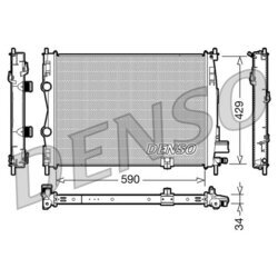 Chladič motora DENSO DRM46018