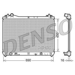 Chladič motora DENSO DRM47017