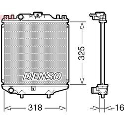 Chladič motora DENSO DRM47029