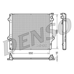 Chladič motora DENSO DRM50048