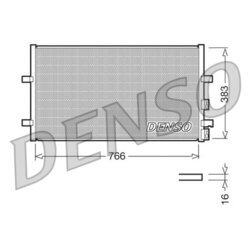 Kondenzátor klimatizácie DENSO DCN10009