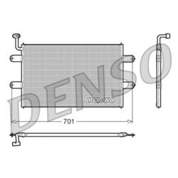 Kondenzátor klimatizácie DENSO DCN27003