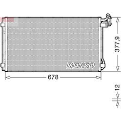Kondenzátor klimatizácie DENSO DCN32068