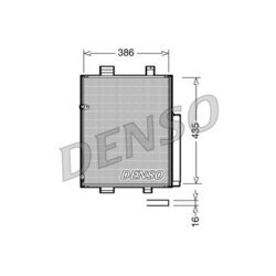 Kondenzátor klimatizácie DENSO DCN35001