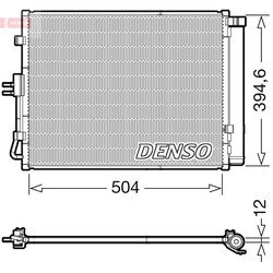 Kondenzátor klimatizácie DENSO DCN43005