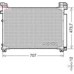 Kondenzátor klimatizácie DENSO DCN51020