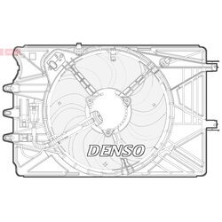 Ventilátor chladenia motora DENSO DER09070