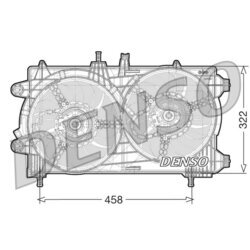 Ventilátor chladenia motora DENSO DER13008