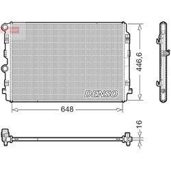 Chladič motora DENSO DRM02050