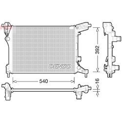 Chladič motora DENSO DRM09165