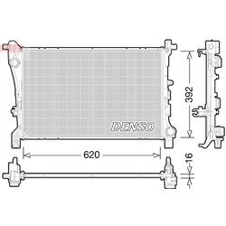 Chladič motora DENSO DRM09166