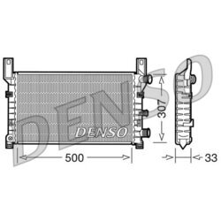 Chladič motora DENSO DRM10035