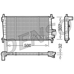 Chladič motora DENSO DRM10041