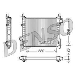 Chladič motora DENSO DRM10062