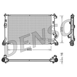 Chladič motora DENSO DRM10076