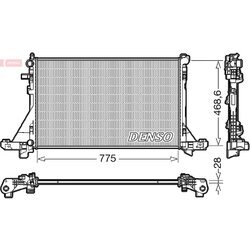 Chladič motora DENSO DRM23112