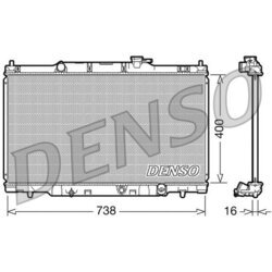 Chladič motora DENSO DRM40011