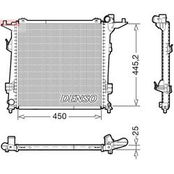 Chladič motora DENSO DRM43006