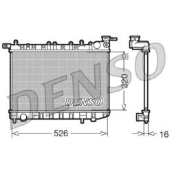 Chladič motora DENSO DRM46015