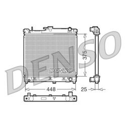 Chladič motora DENSO DRM47014