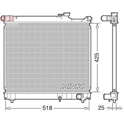 Chladič motora DENSO DRM47037