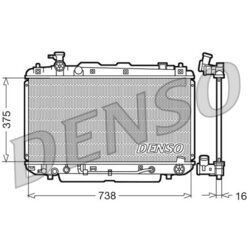 Chladič motora DENSO DRM50022