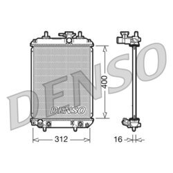 Chladič motora DENSO DRM50050