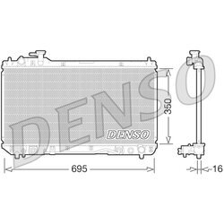 Chladič motora DENSO DRM50061