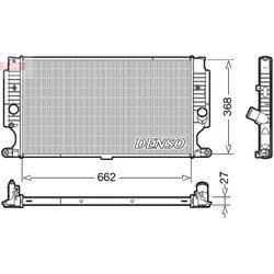 Chladič motora DENSO DRM50090