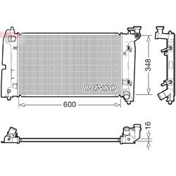 Chladič motora DENSO DRM50142