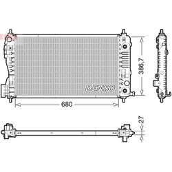 Chladič motora DENSO DRM99012