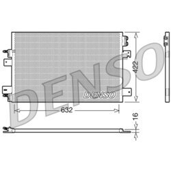 Kondenzátor klimatizácie DENSO DCN06007